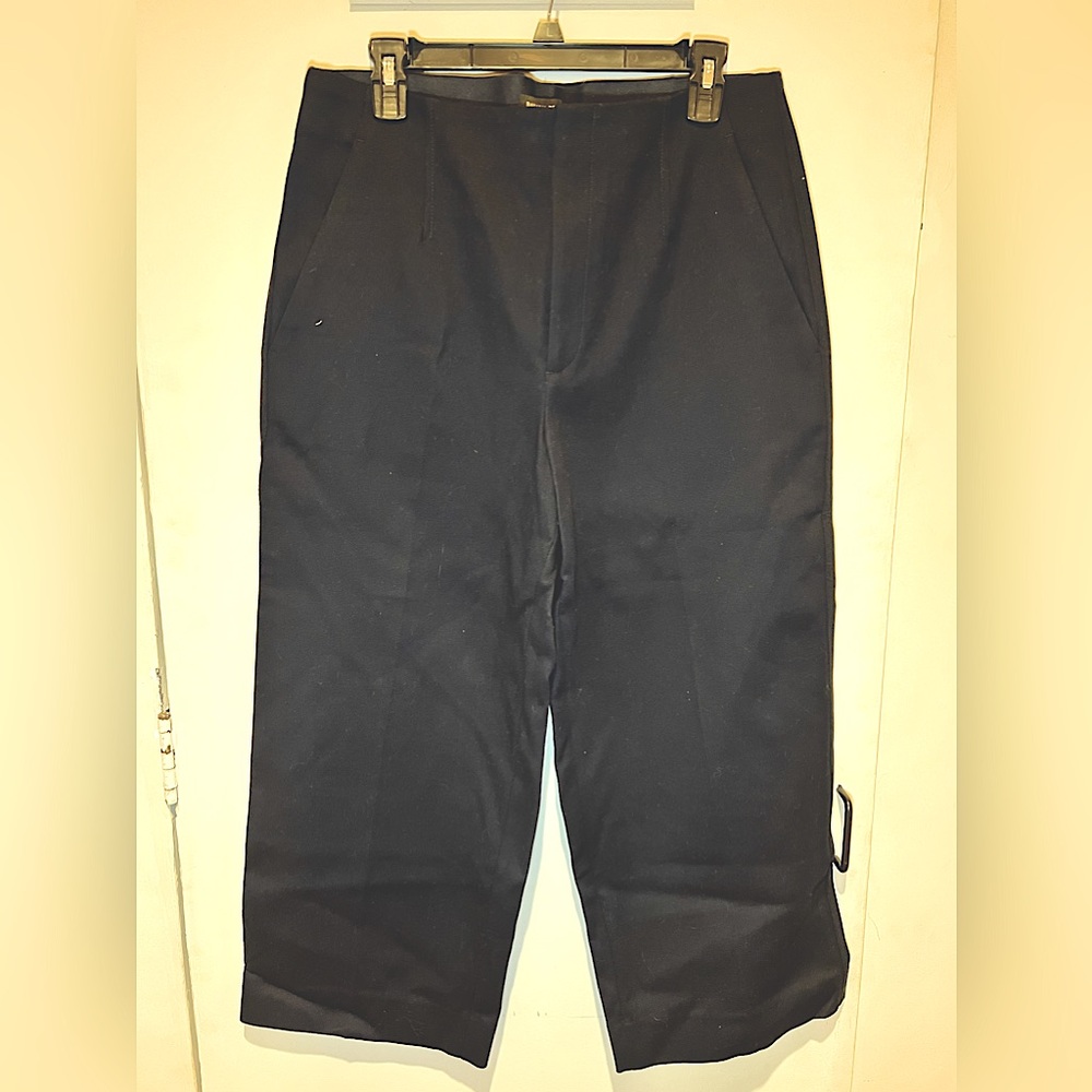 Banana Republic black wide leg pants